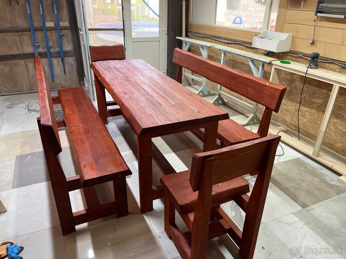 zahradne sedenie z masivu - 17