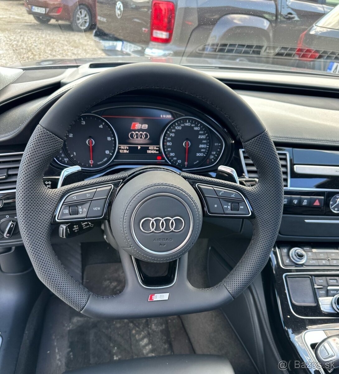 AUDI S-kovy VOLANT MULTIFUNKCNY S PÁDLAMI A3 A4 A5 A6 Q5 Q7 - 17
