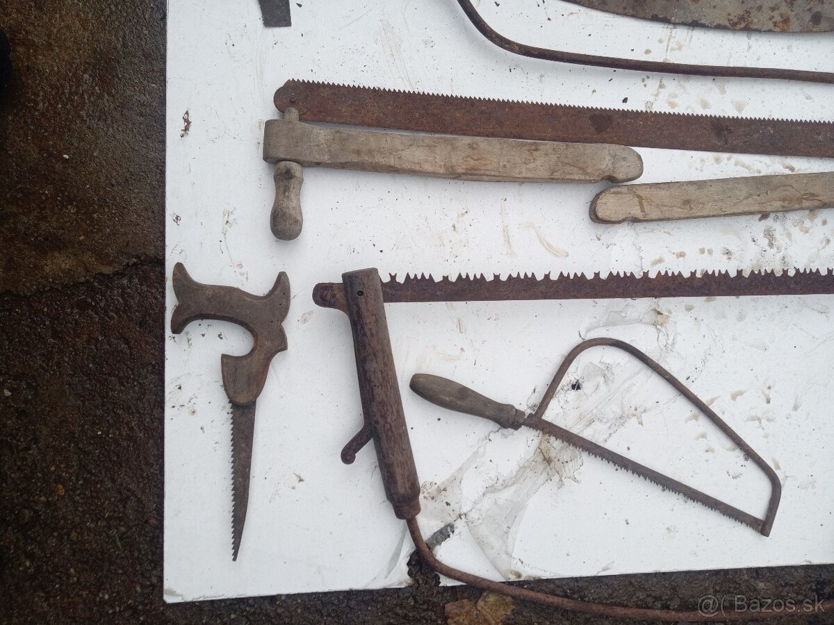 Staré náradie na dekoráciu - 17