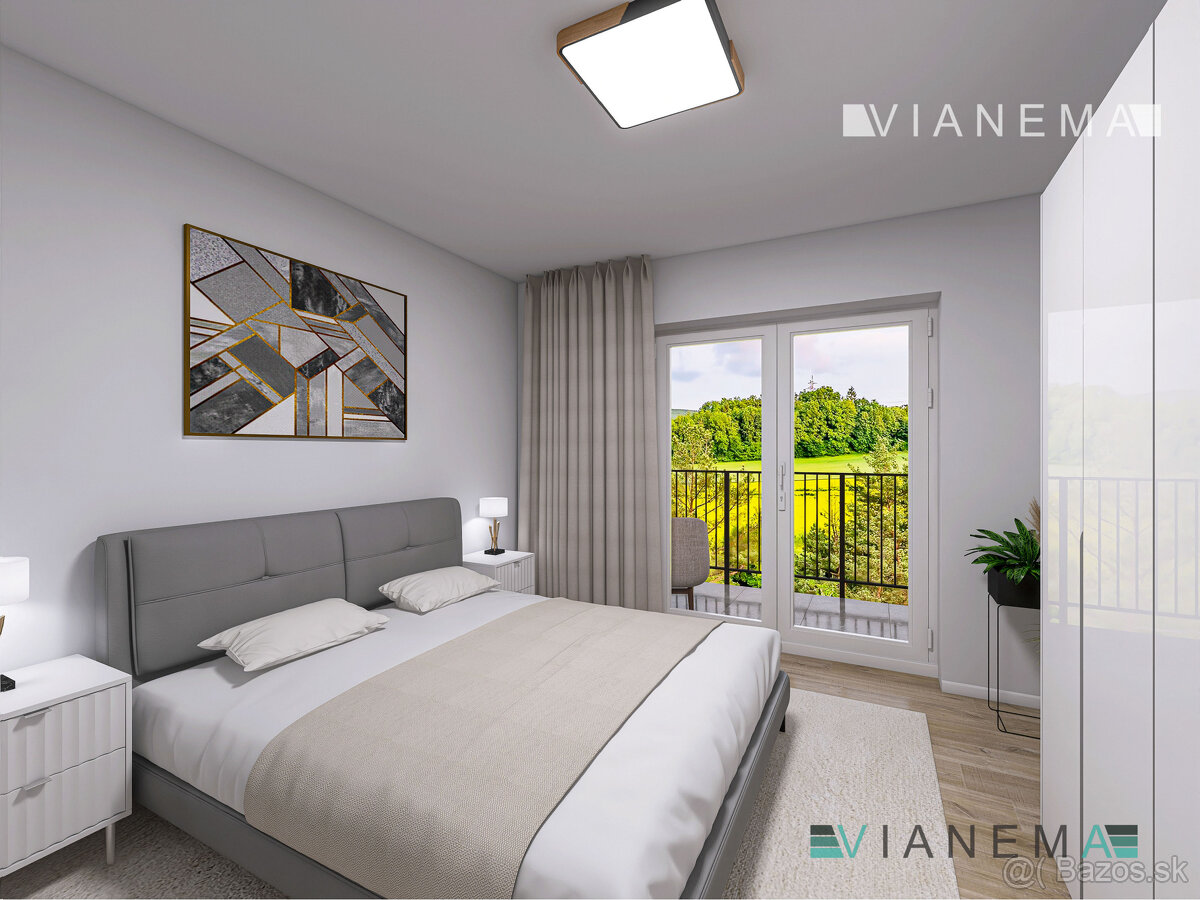 IBA U NÁS Novostavba 3-izb. bytu s veľkou loggiou,PB - 17