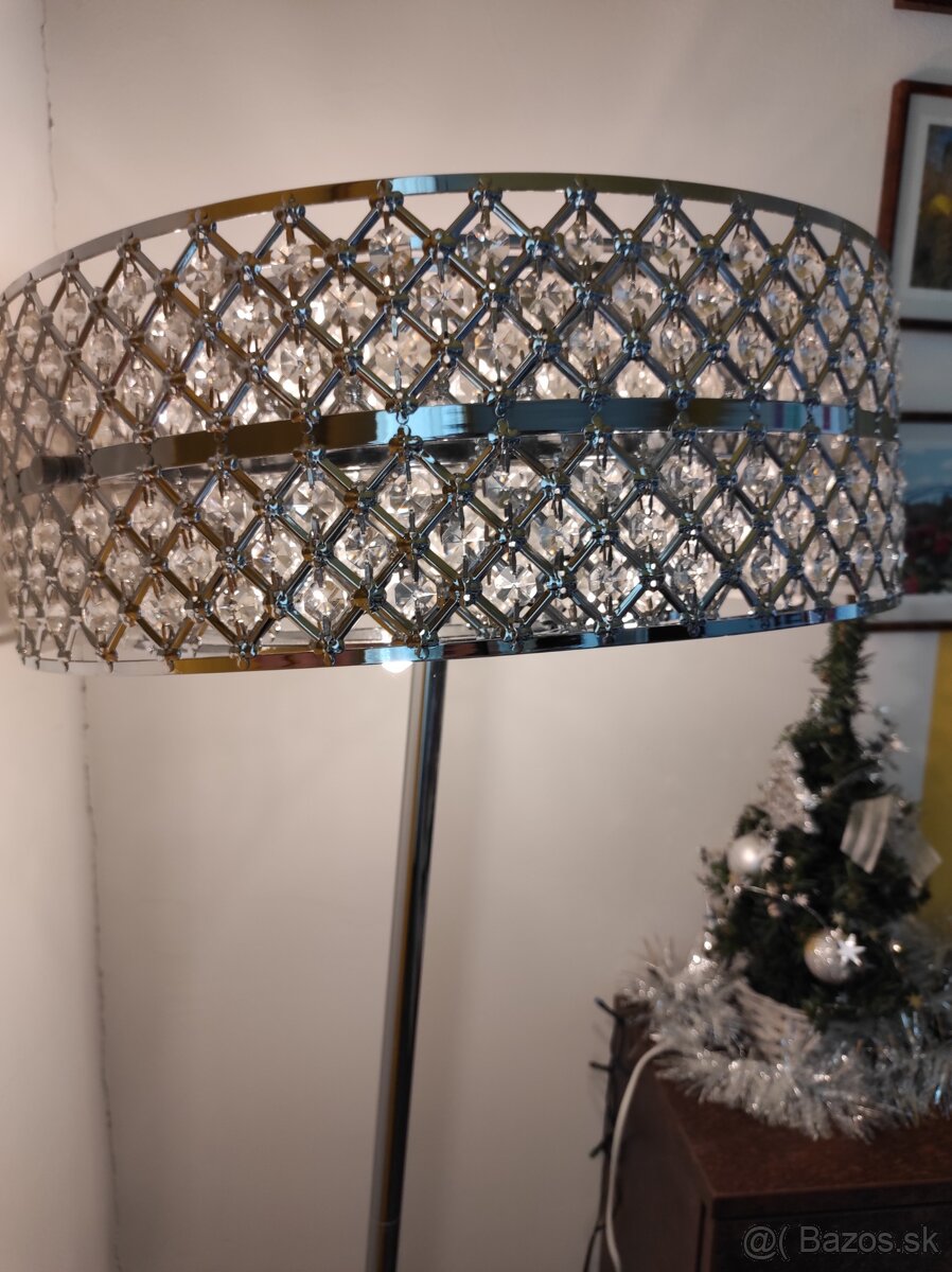 Krištáľovä stojanova lampa - 17