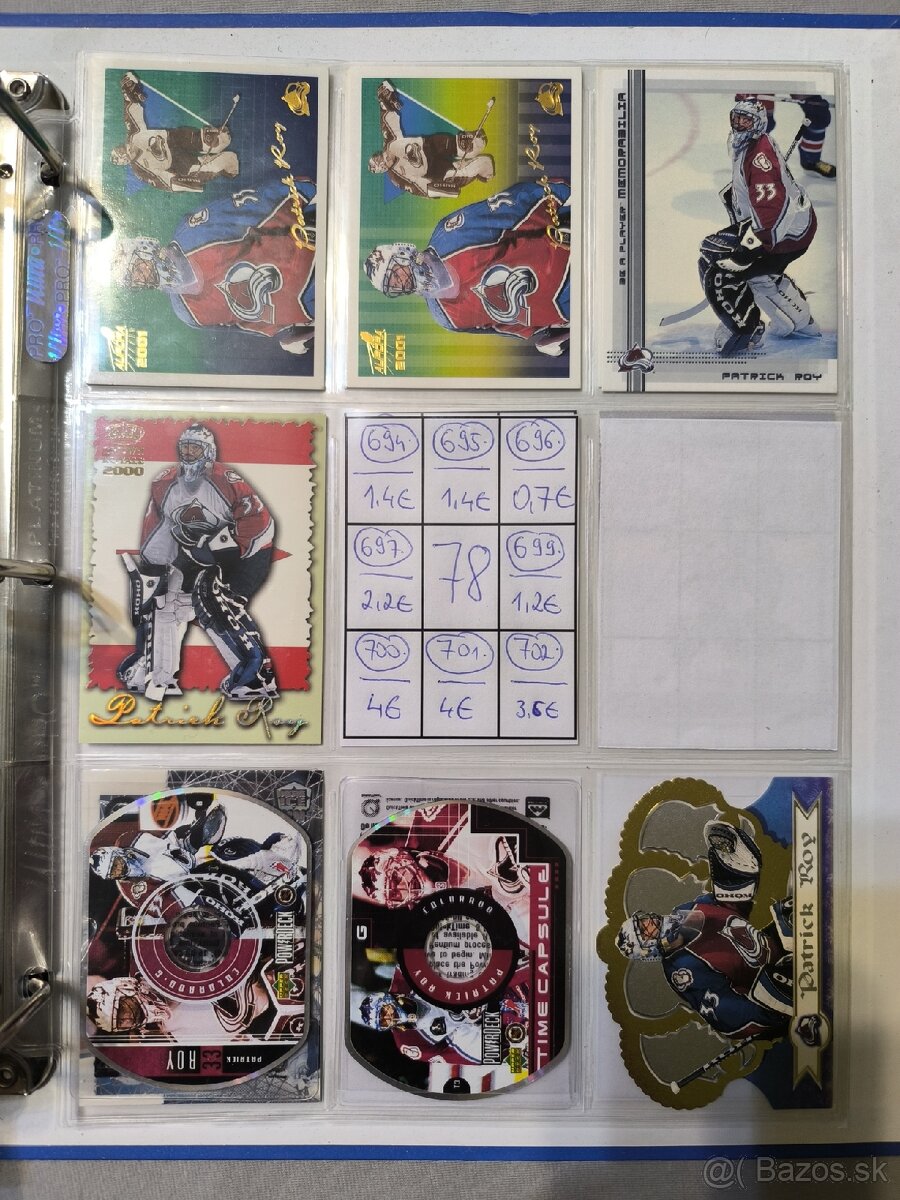 Hokejové kartičky - Patrick Roy 3 - 17