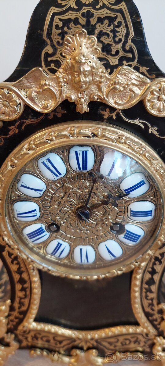 Francúzske stolové hodiny Boulle, Vincenti & Cie - 17