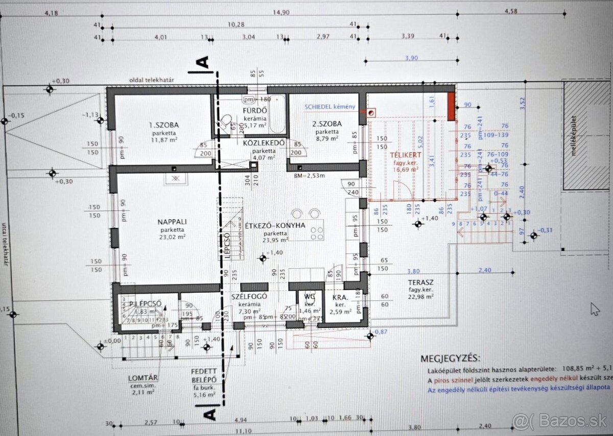 Predaj - 5 izbový dvojgeneračný rodinný dom-Rajka Maďarsko - 17