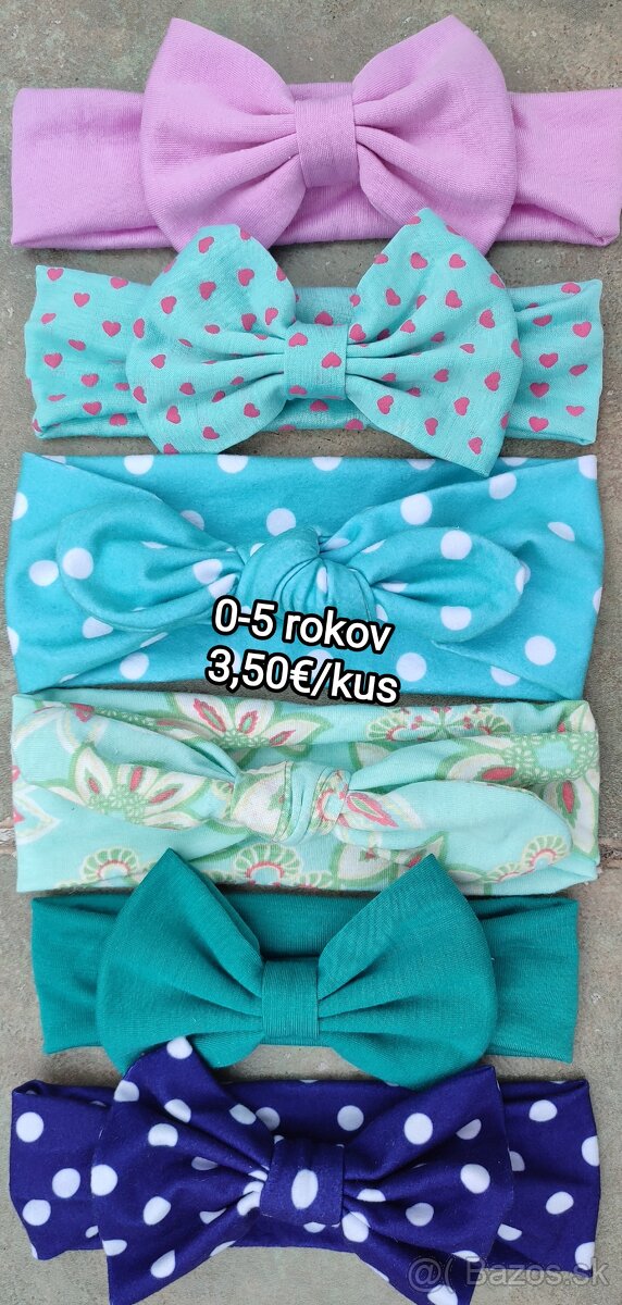 Pružná detská čelenka - 17