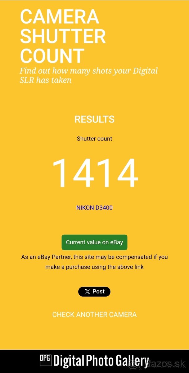 Nikon d3400 s bluetooth - VR objektiv 18-105 AF 1 tis. cvak. - 17