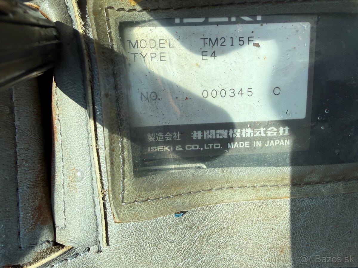 Malotraktor ISEKI TM215 - 17