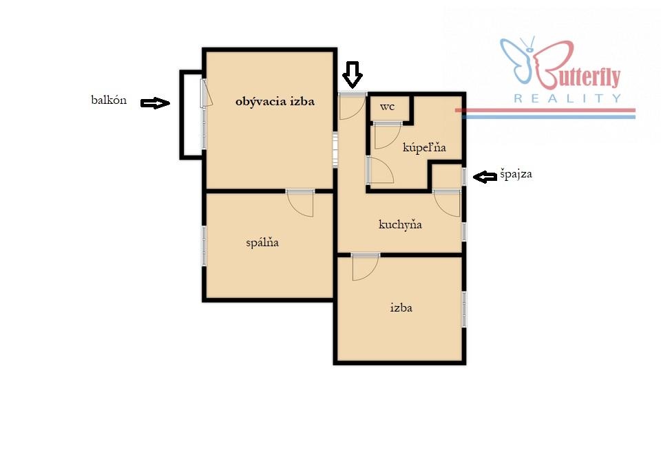 NA PREDAJ - tichý domov s kúskom prírody - byt so záhradkou - 17