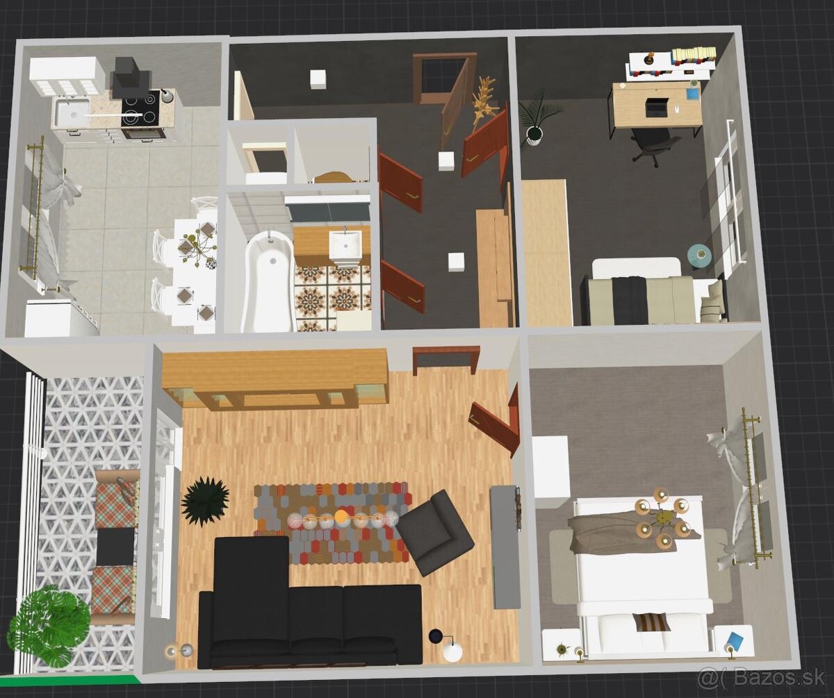 Priestranný 3-izbový byt s výhľadom na Vysoké Tatry - 17