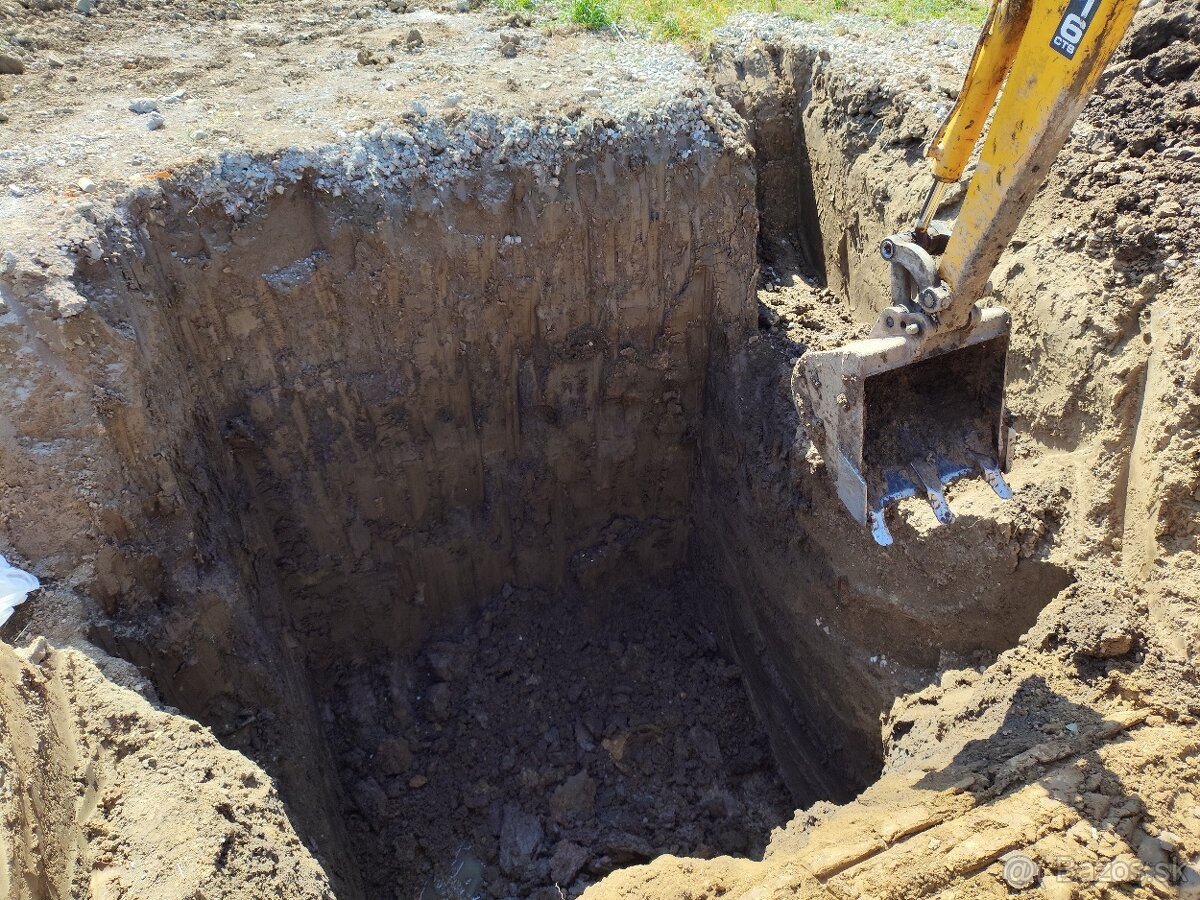 Zemné a Výkopové práce minibagrom - 17