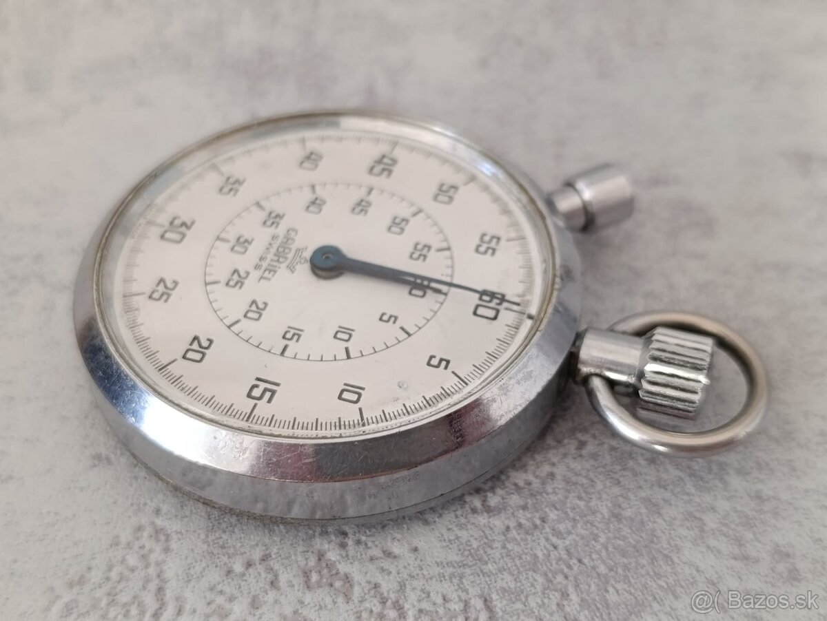 Staré švýcarské kapesní stopky Lemania GABRIEL - 17