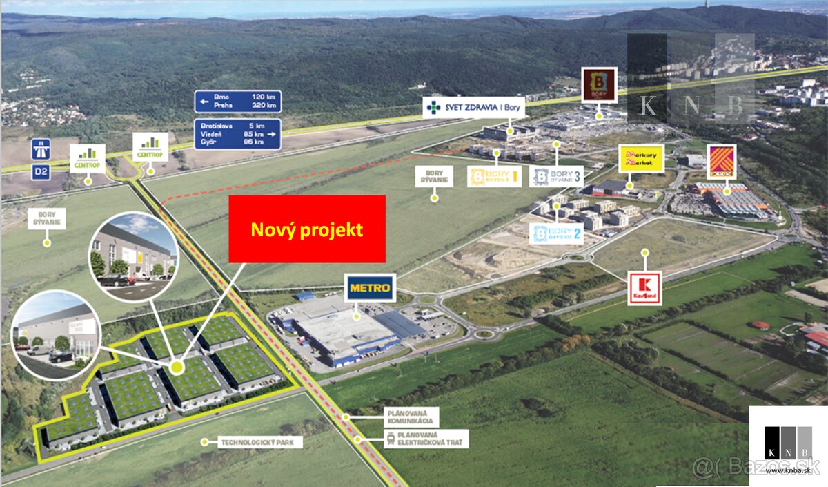 Prenájom výrobno-skladového priestoru 900 m² v časti Bratisl - 17