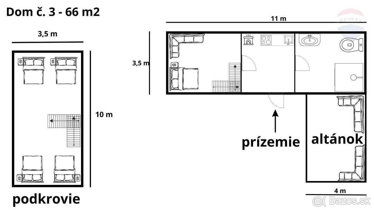 Na predaj 3 apartmánové domy v Bešeňovej - 17