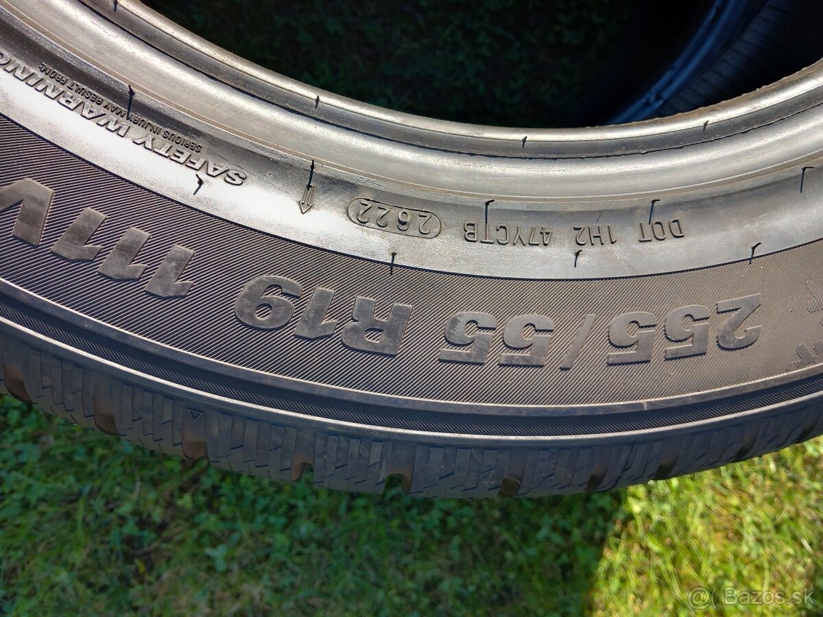 255/55 r19 zimné pneumatiky 2 ks - 17