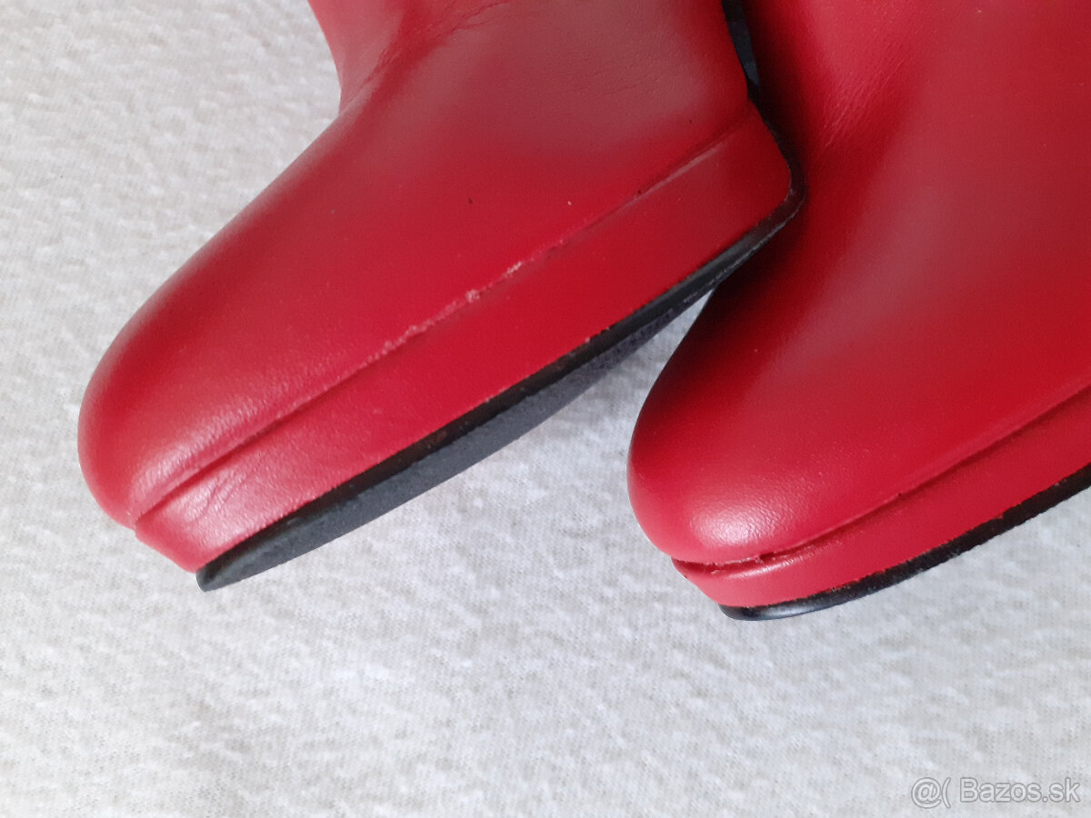 Dámske nízke kožené čižmy (čižmičky) Kate Gray č.40 - 17