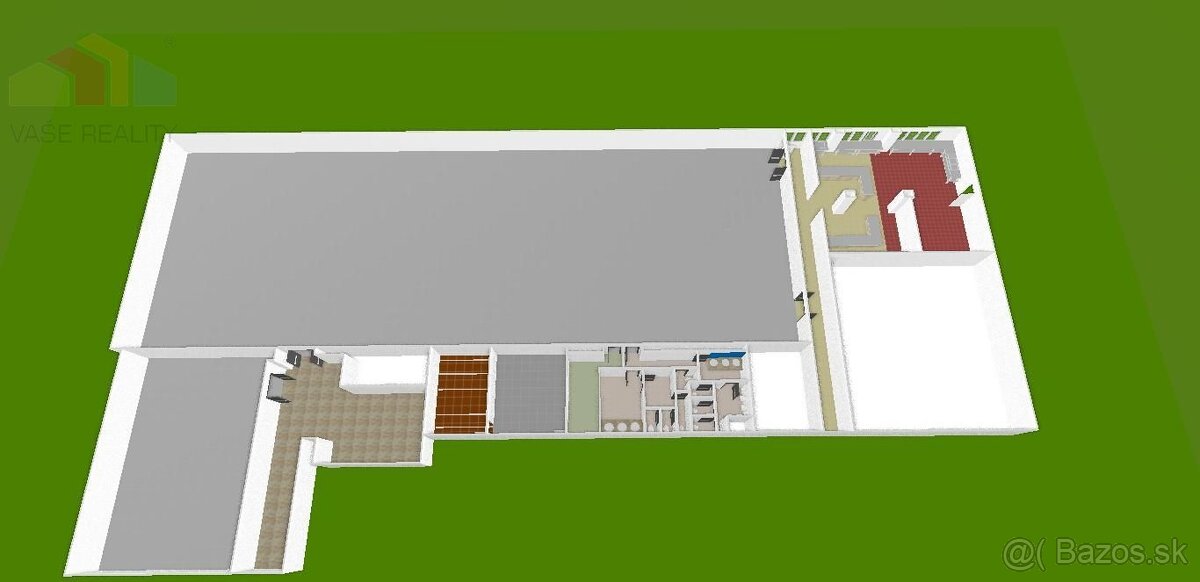 Na prenájom obchodno – reštauračný priestor, 1.207 m², BA – - 17