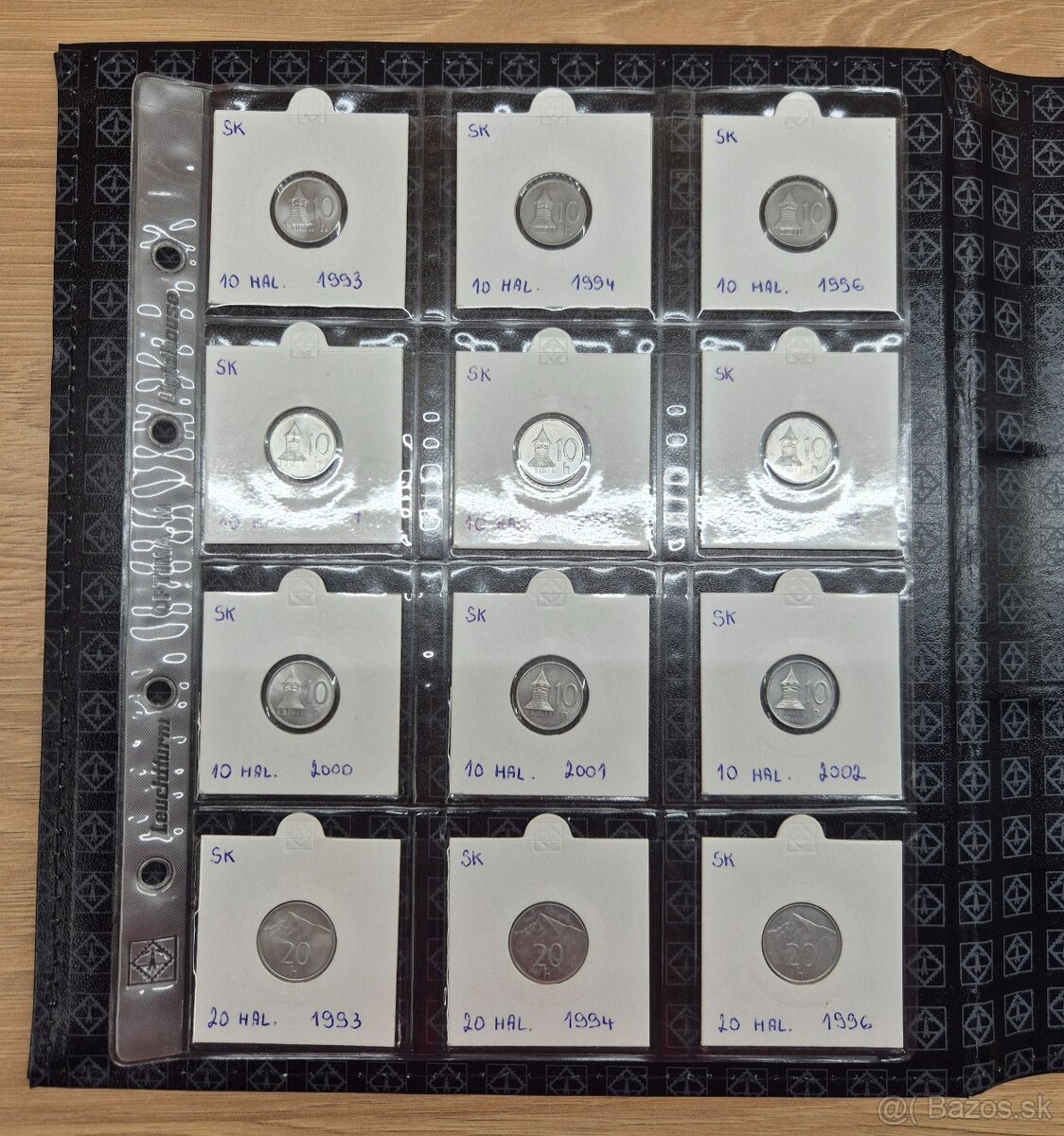 Album Optima s kazetou + mince ČSR, ČSSR, SR - 17