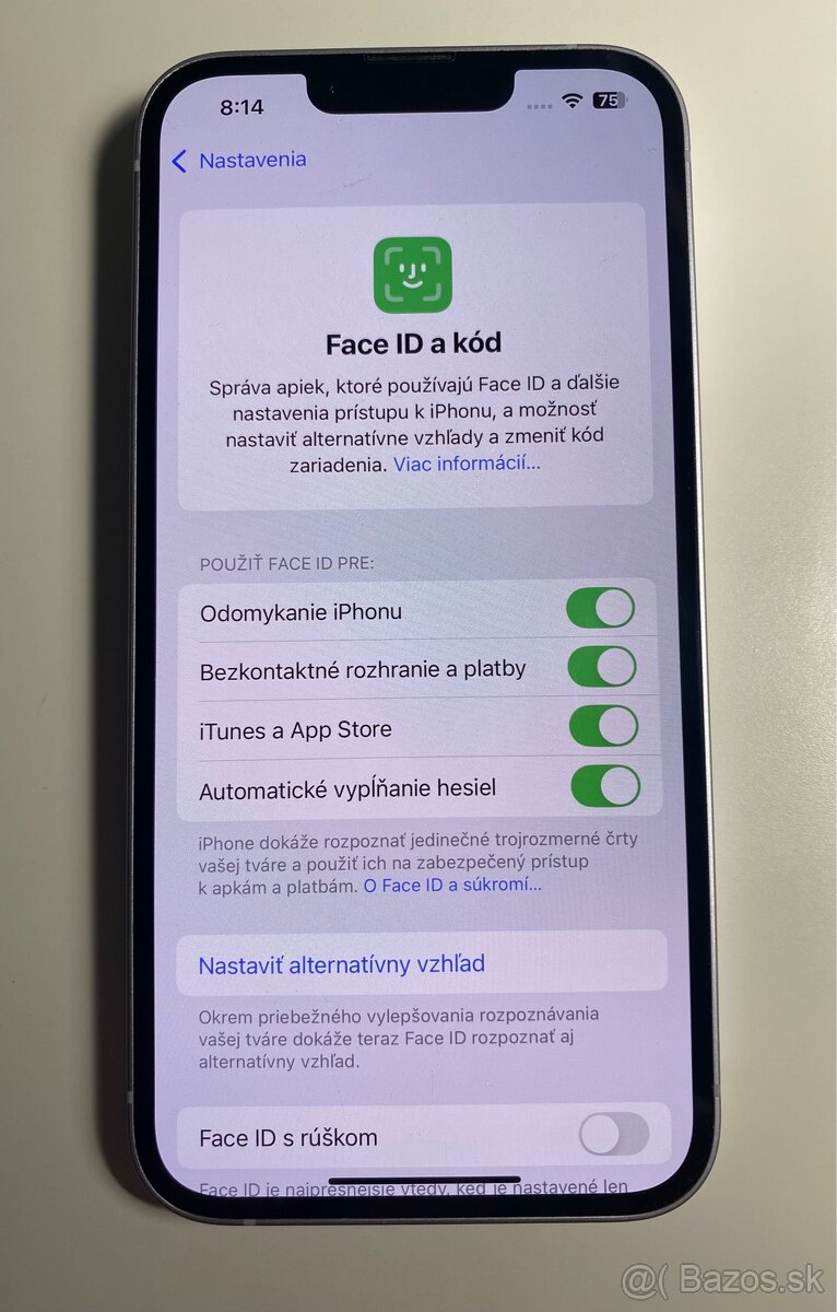 iPhone 14 Purple, batéria 91% - 17