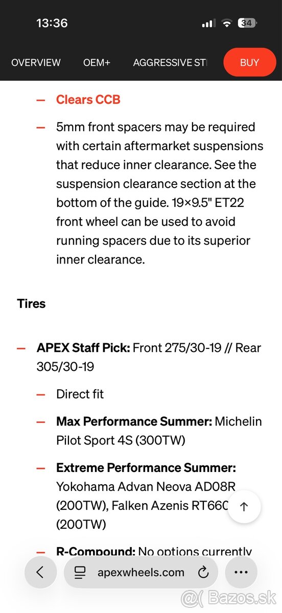 APEX EC7, BMW 5x120, 19” Black - 17