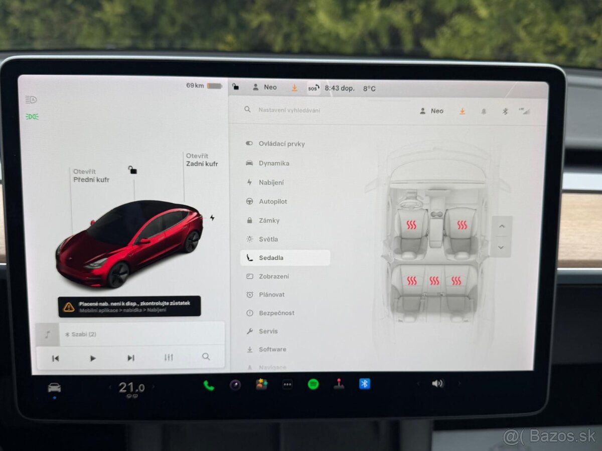 TESLA MODEL3 LongRange DualMotor REFRESH, Tazne, 24990 EUR - 17
