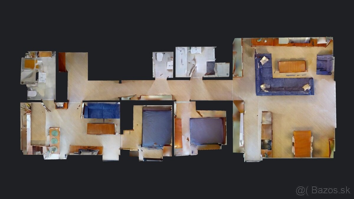 Apartmán Panorama Bojnice, 4. izbový, 109 m2 + terasa 13 m2. - 17