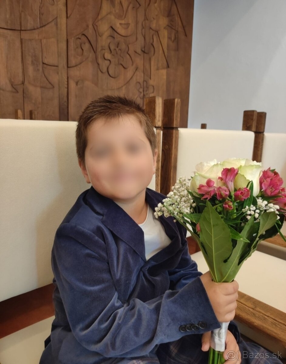 Oblek sako + nohavice 146/152 - 17