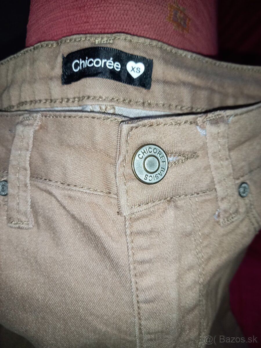 Dievč. rifle, nohavice, elasťáky veľ.XS,S, 164 + bunda - 17