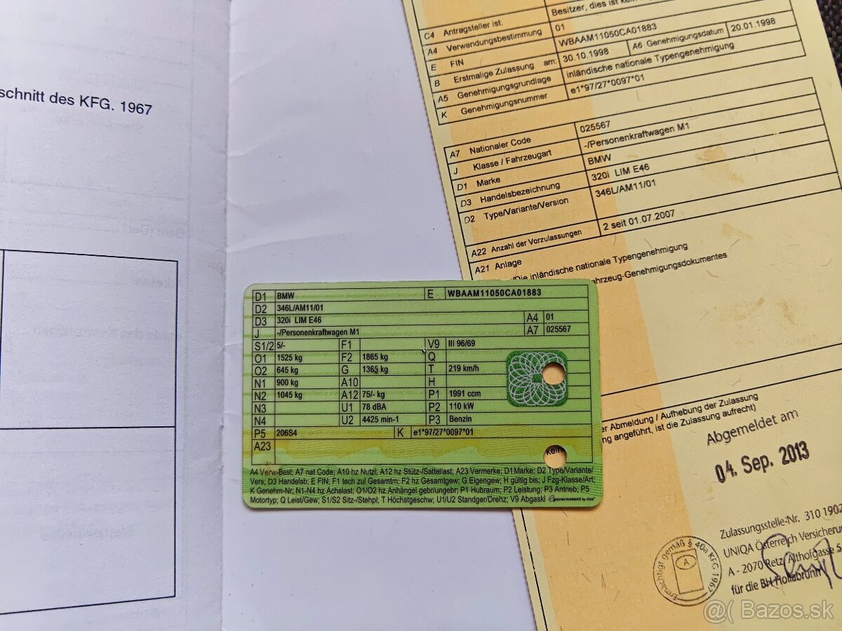 BMW E46 320i lim/sedan predfl. - 17