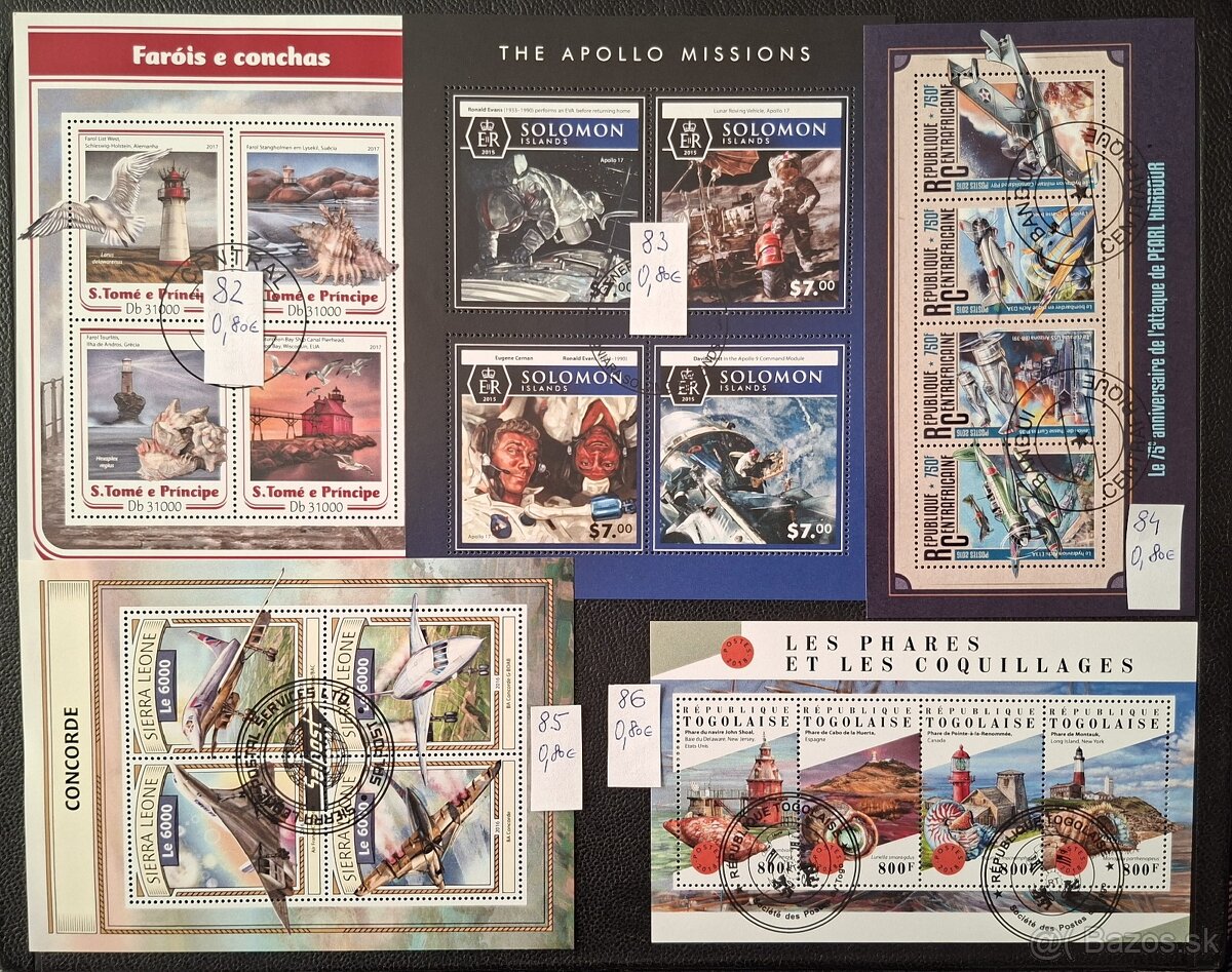 Postove znamky Mix 19 (102poloziek) - 17