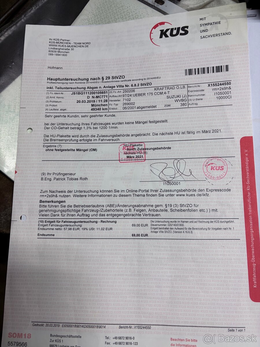 Suzuki Gsx-r k1 600 - 17