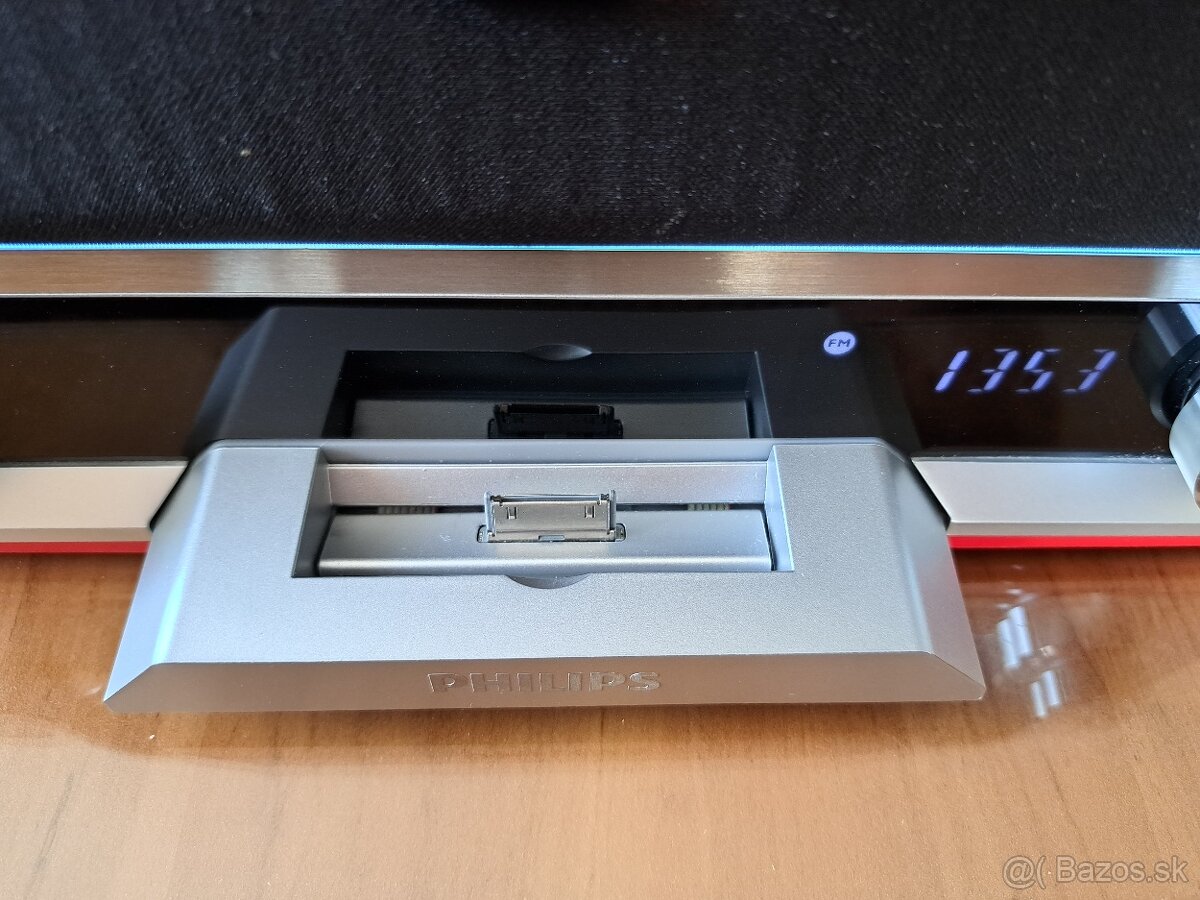 Rádio Philips ORD7100R/00, červená farba, "retro" - 17