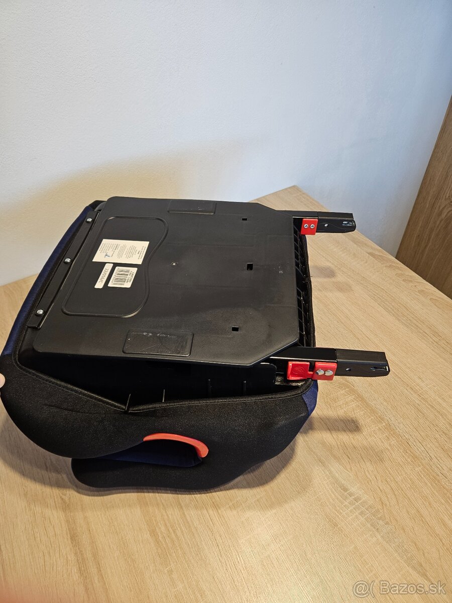 Autosedačka - podsedák CARETERO Isofix navy modrá + bordová - 17