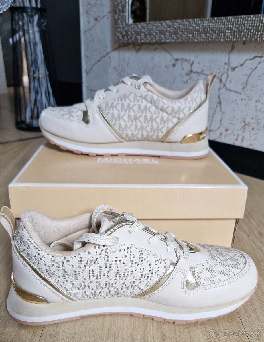 NOVE Michael Kors cierne,hnede,kremove,zlate tenisky 36-39 - 17