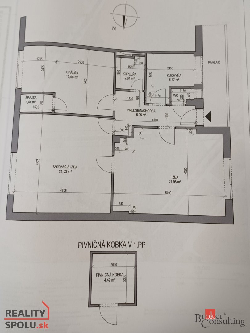 Na predaj 3izbový byt v centre Bratislavy - 17
