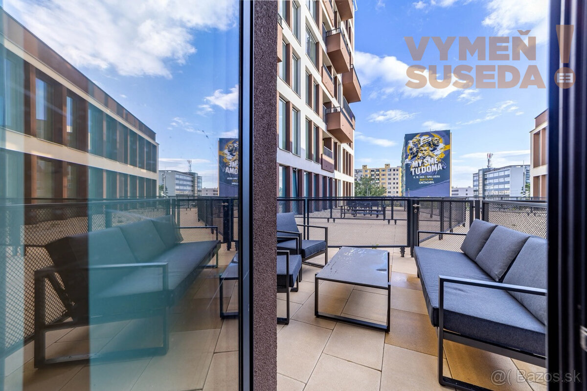 VYMEŇ SUSEDA – VÝNIMOČNÝ 2 IZB. BYT S TERASOU A PARKOVANÍM, - 17