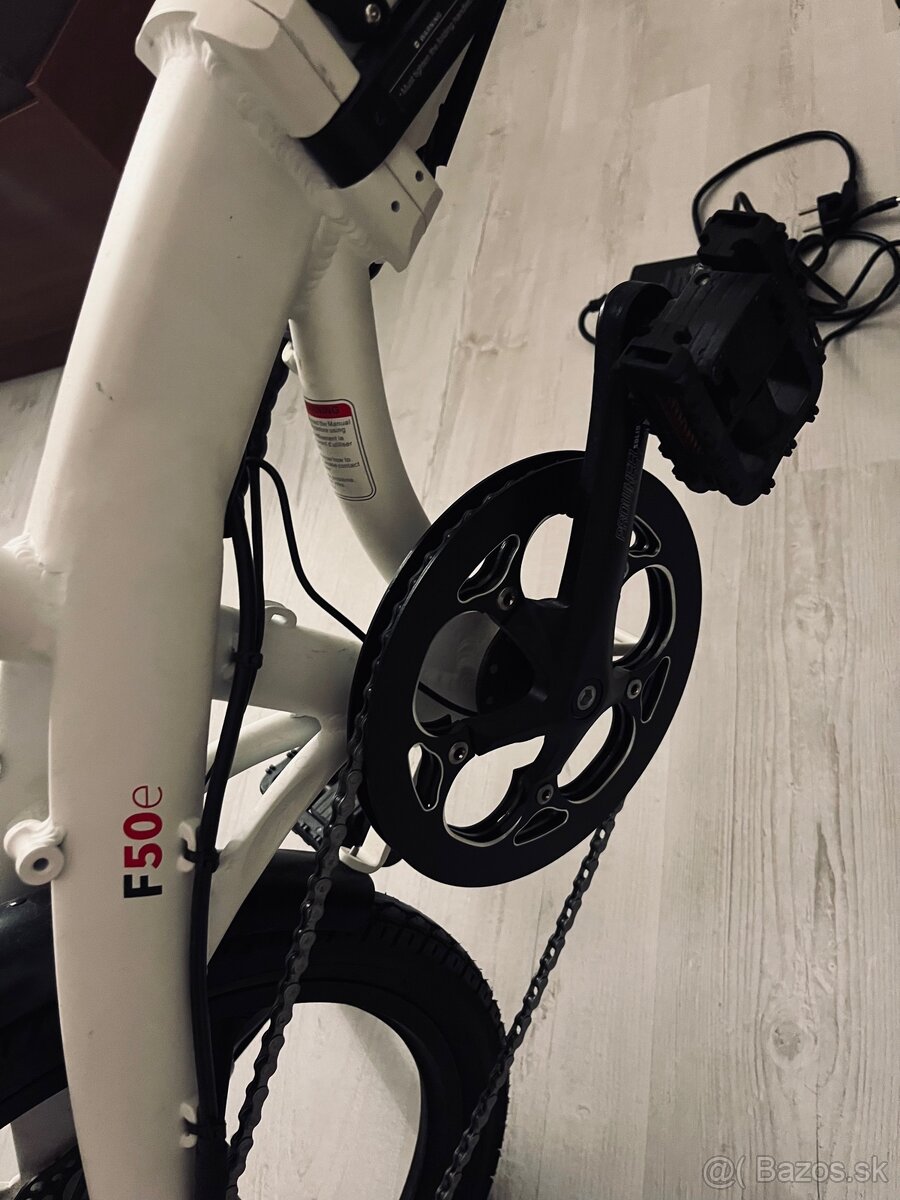 SKLADACÍ bicykel E-BIKE S-BIKES F50E , BIELY UNI - 17