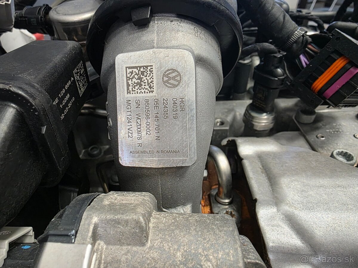 MOTOR 1,5 TSI DHF - DHFA / 1,5 TGI SKODA / VW / SEAT - 17