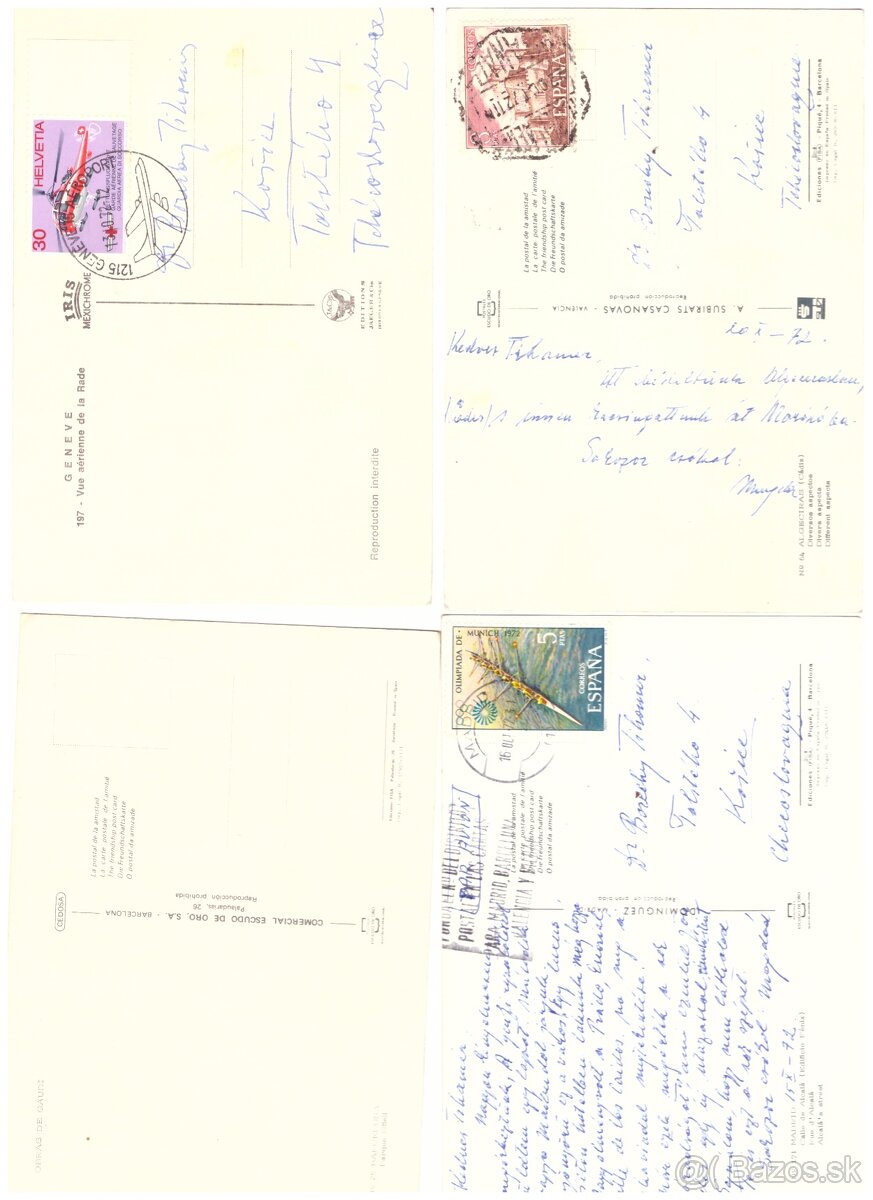 Pohľadnice mix svet farebne 1 - 17