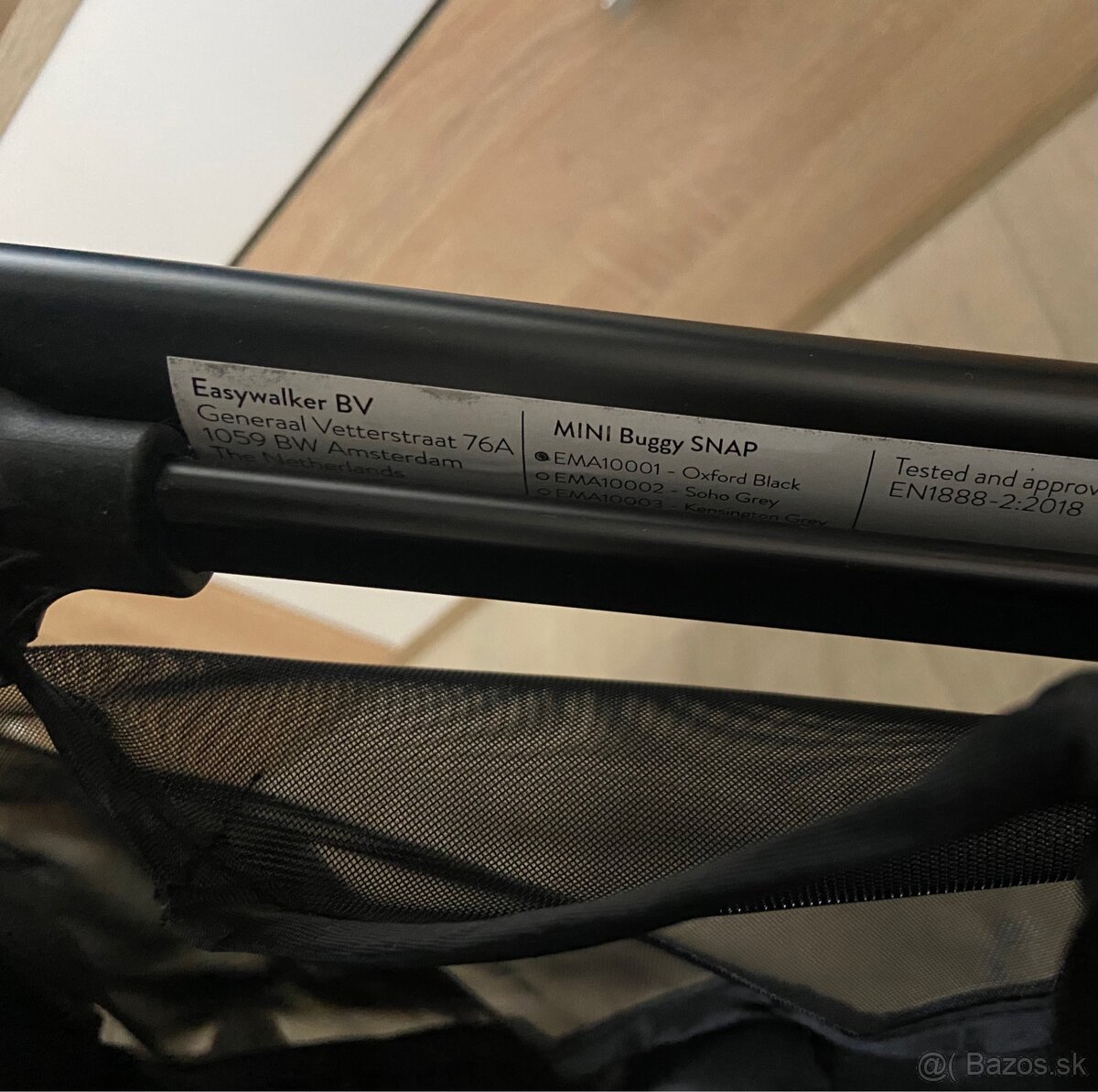 EASYWALKER Buggy SNAP MINI Oxford Black - 17