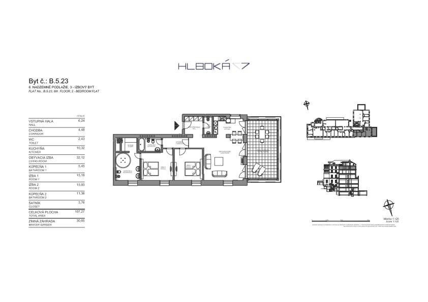 BABONY TRE | B5.23 Rezidenčný nadštandardný byt na ul. Hlbok - 17