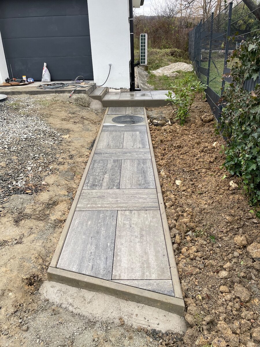 Pokladka zamkovej dlažby - 17