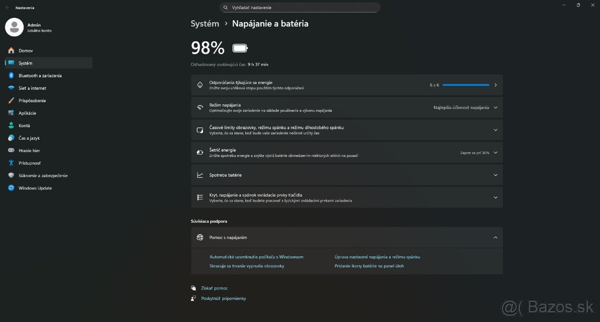 Fujitsu Lifebook U748 /i5-8350U/16GB RAM/FHD/256GB/Nová bat - 17