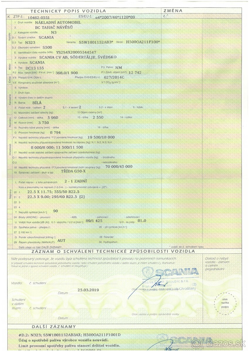 SCANIA S500 N323 NGS TOP LINE LOW DECK EURO 6 - 17