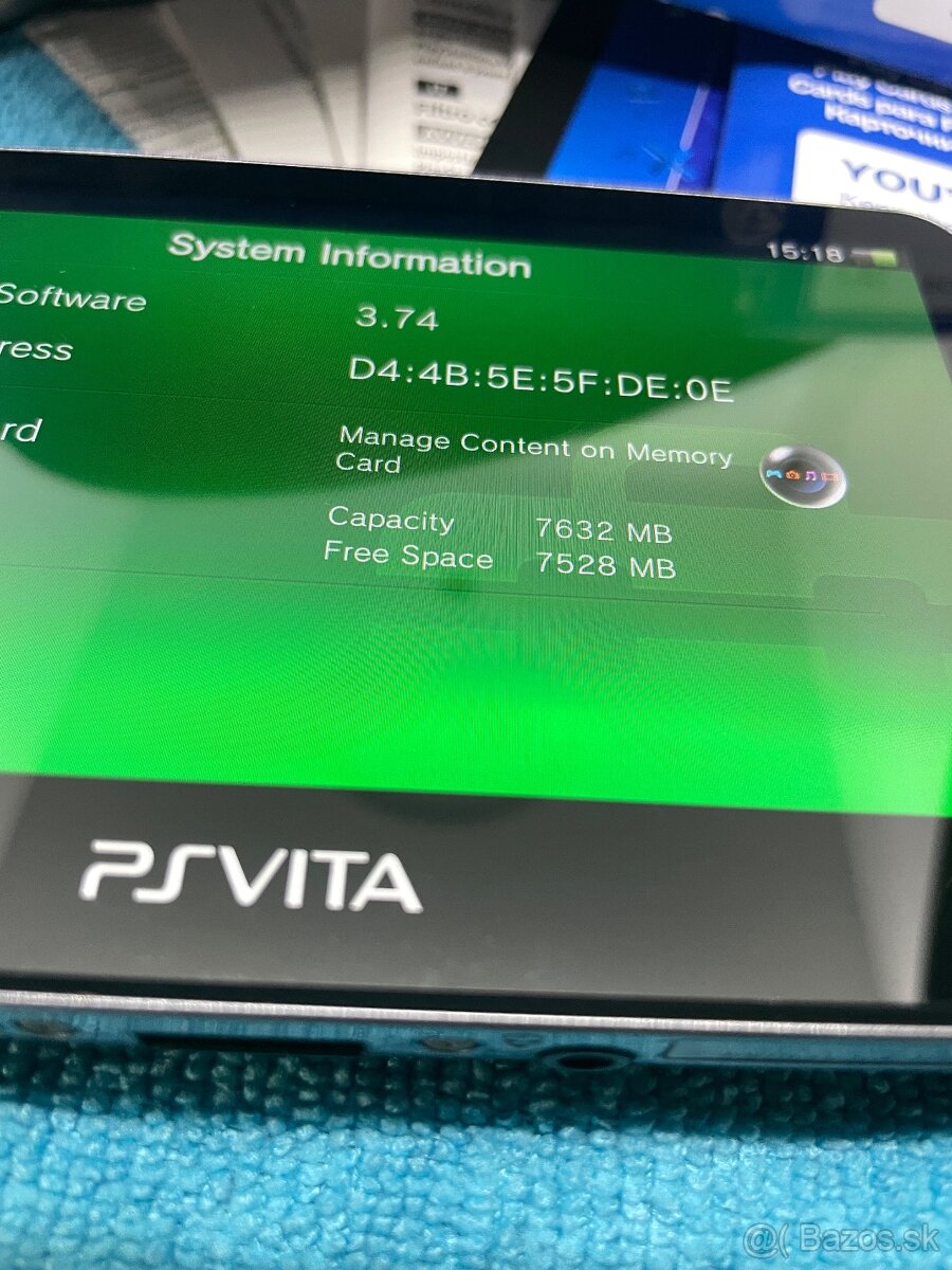 PS VITA PCH-1004 - OLED verzia +8GB - 17