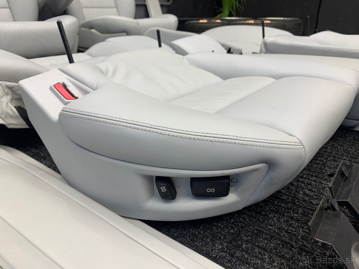 Biely interiér pre bmw e32 long - 17