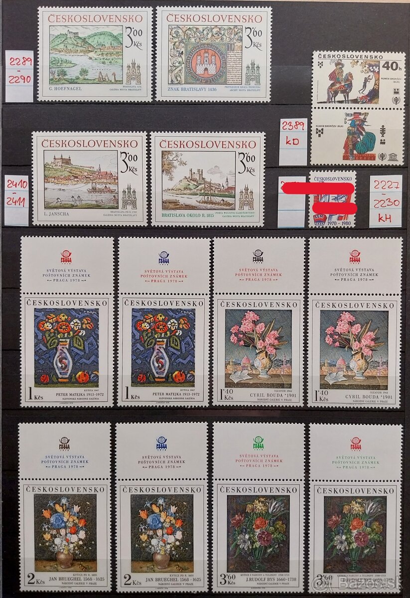 Známky - ČESKOSLOVENSKO - 1 - 17