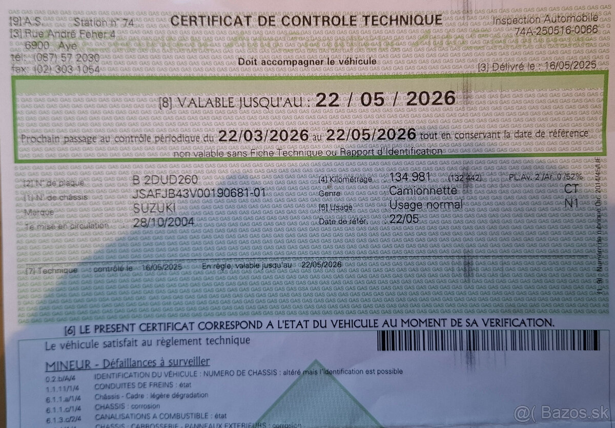 SUZUKI JIMNY 4x4 1,3 benzín r.v. 2004 - 17