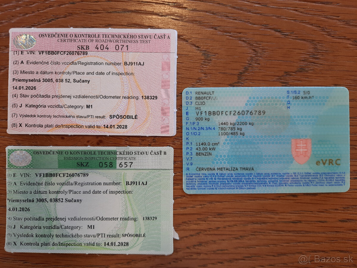 Renault Clio 1,2i - len 138.845 km - 17