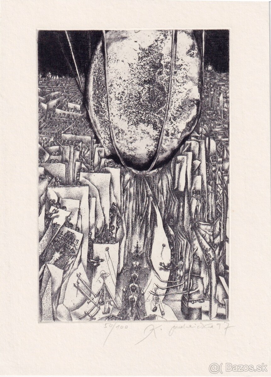 predam exlibris grafiky Karol Ondreička - 17