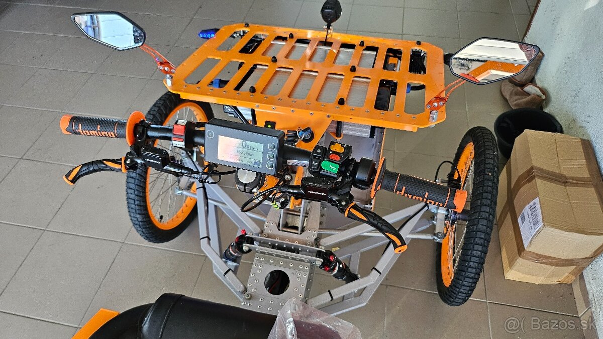 Terénny vozik 2x 1500W 40km/h dojazd 50km aj pre vozičkárov - 17